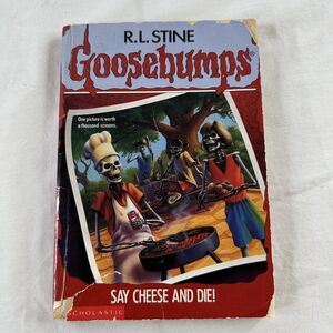 Vintage Goosebumps Say Cheese and Die‎ #4 R.L. Stine 1992 First Scholastic Print